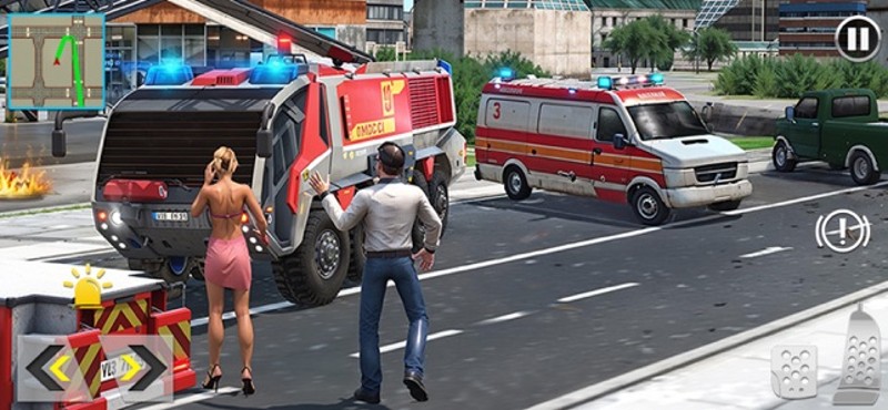 Firefighter Vehicles Rescue 3D screenshot