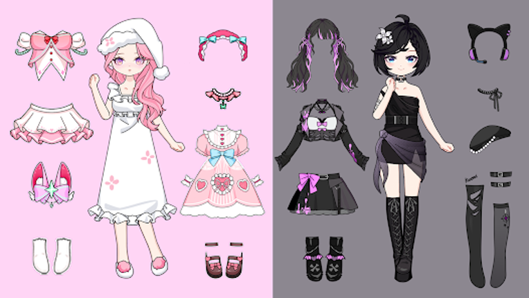 Anime Paper Doll DIY: Dress Up screenshot