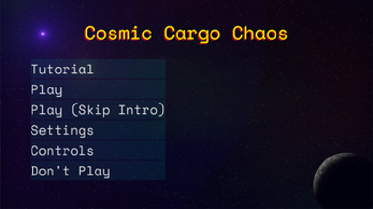 Cosmic Cargo Chaos screenshot