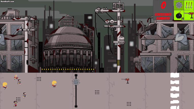 SUPER NINJA AMERICAN DEATH WARRIOR 2077 screenshot