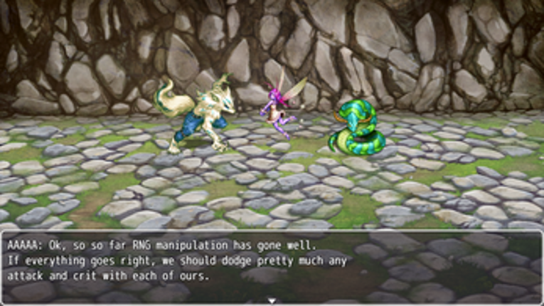 This Is A First Person Dungeon Crawler That You're Speedrunning At An Event screenshot
