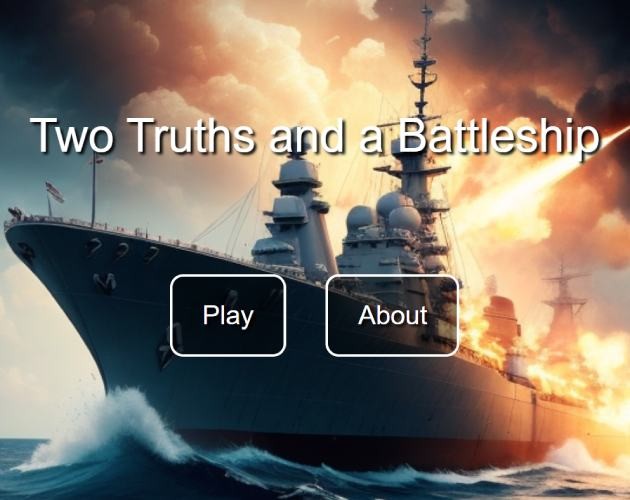 Games like Two Truths and a Battleship