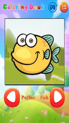 Learning Aquatic Animal Coloring for kids Image