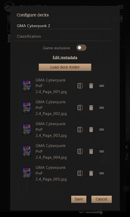 PUM Companion Extra: Decks & Cards Image