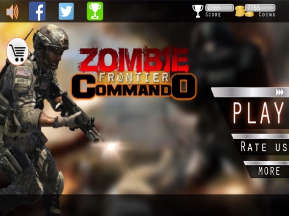 Zombie Frontier Commando - Defend Frontline from Psycho Soldiers Attack Image