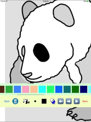 Zoo Animal Movin Coloring Book screenshot
