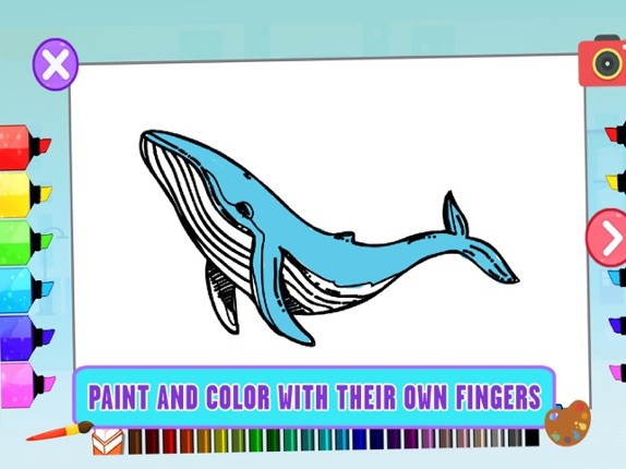 Animal Games Coloring Pages screenshot