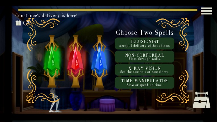 Delivery to Graveyard Manor screenshot