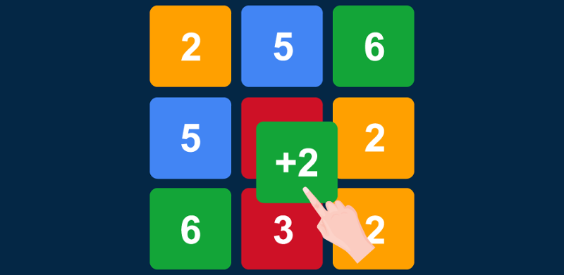 Drag n Merge Numbers Game Cover