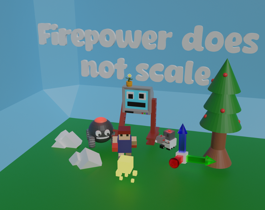 Games like Firepower does not scale