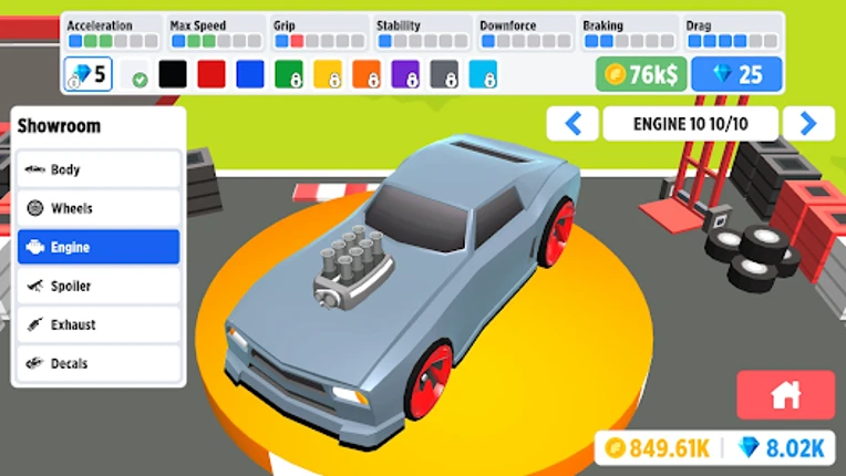 Karting Race: Build & Drive screenshot
