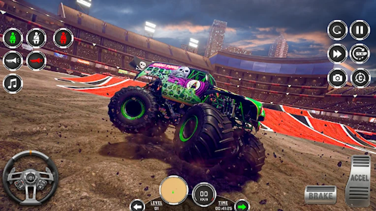 Monster Truck Simulator Game screenshot