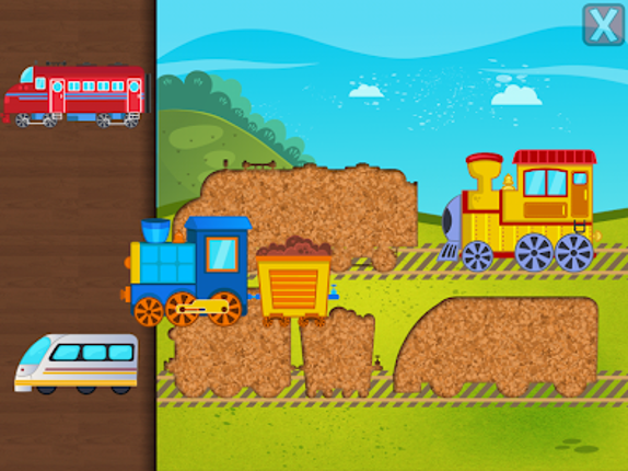 Trains Jigsaw Puzzles for Kids Image
