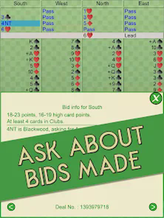 Bridge V+ fun bridge card game screenshot