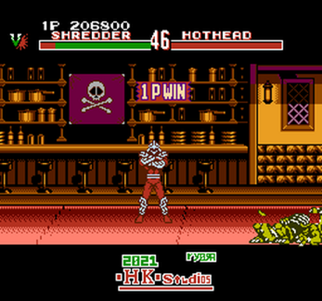 TMNT: Tournament Fighters (NES) (Roster Hack) screenshot