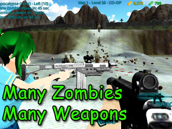 Yandere Zombie Shooter Online screenshot