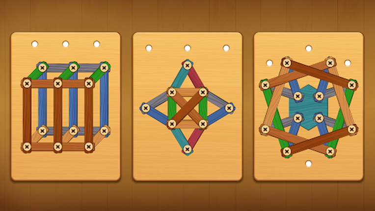 Screw Nuts - Wood Bolts screenshot