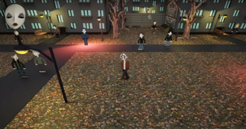 In a Place of a Face Image