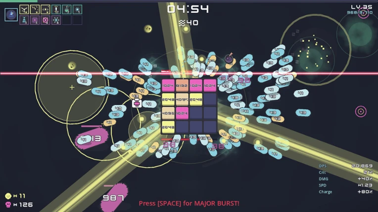 Overdrive 2048 screenshot