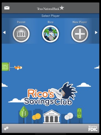 Rico's Savings Club screenshot