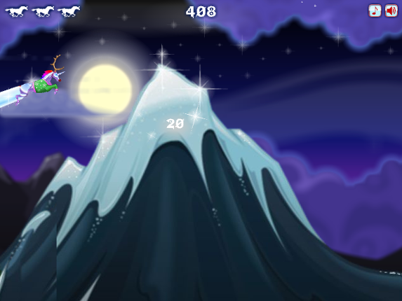 Robot Unicorn Attack: Christmas Edition Image