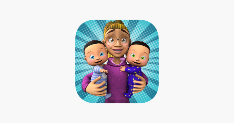 Twins Babysitter Daycare Game Game Cover