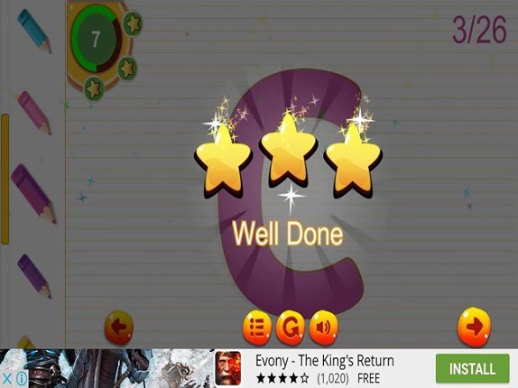 ABC Alphabet Tracing for Preschool Learing screenshot