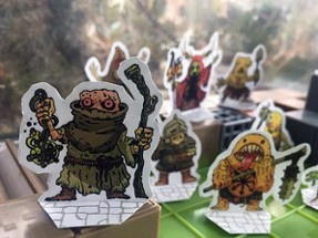 Armies of Men: Paper Miniature Forest Mutants Image