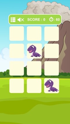 Dinosaur Memory Matching Games for Kids screenshot
