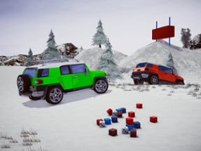 FJ Cruiser Snow Driving Fun Image