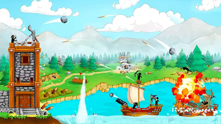 The Catapult: Stickman Pirates Image