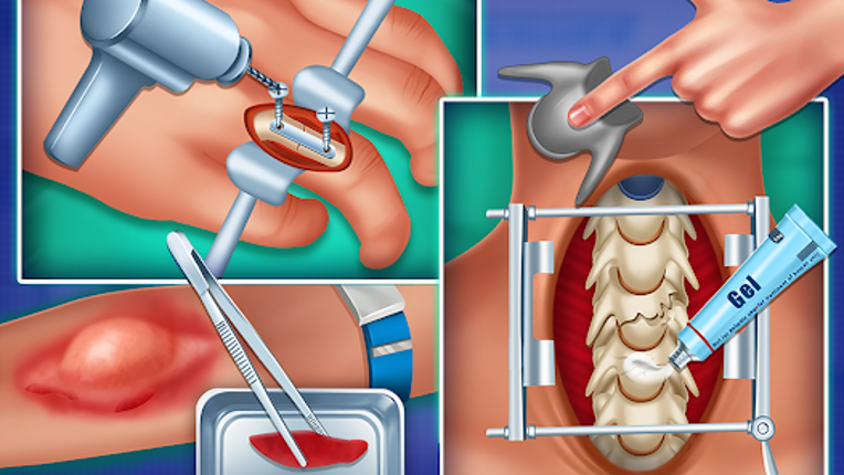 Virtual hospital operate screenshot
