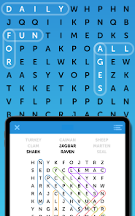 Simple Word Search Puzzles Image