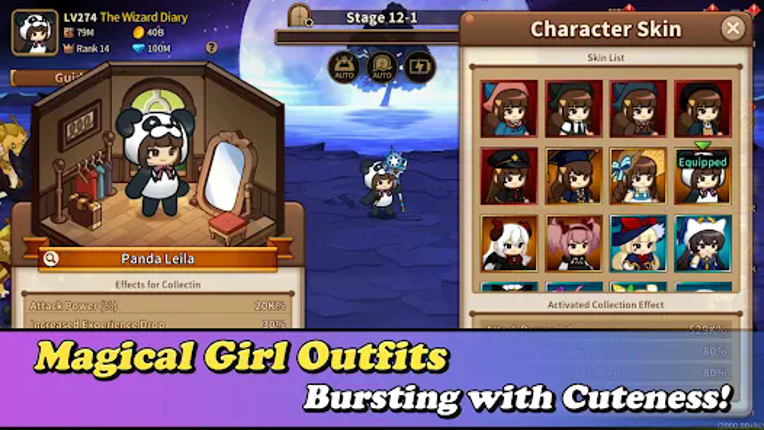 The Wizard Diary : Idle RPG screenshot