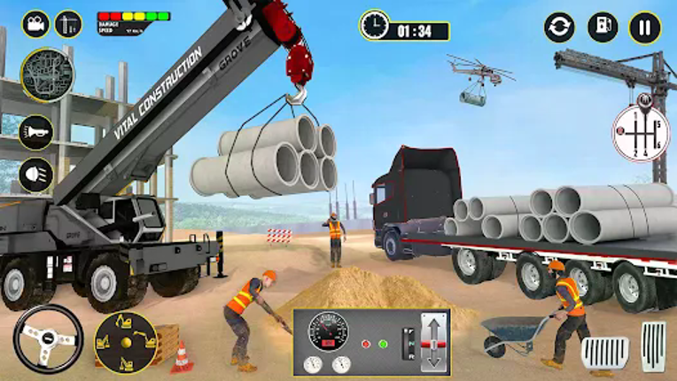 Heavy Excavator Simulator Game screenshot
