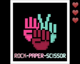 Rock-Paper-Scissor Retro Arcade Image