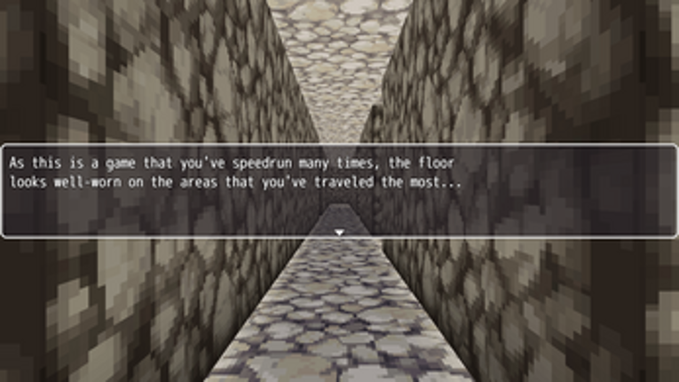 This Is A First Person Dungeon Crawler That You're Speedrunning At An Event Image