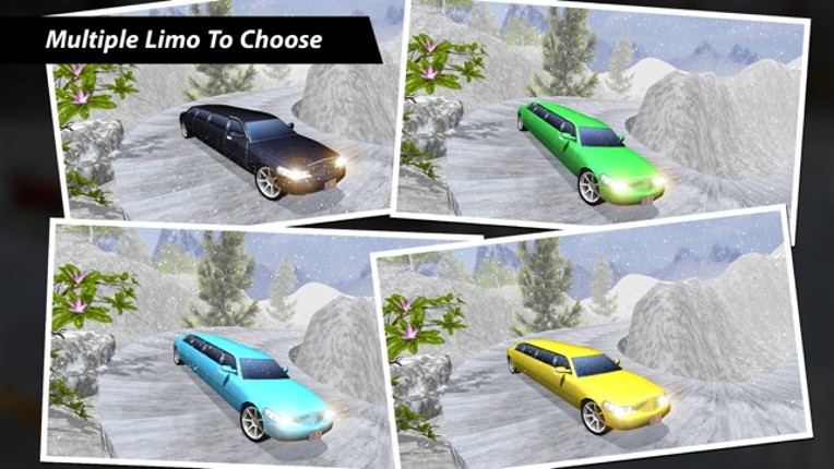 Limo Driver free 3D simulator-Offroad Snow Mania screenshot