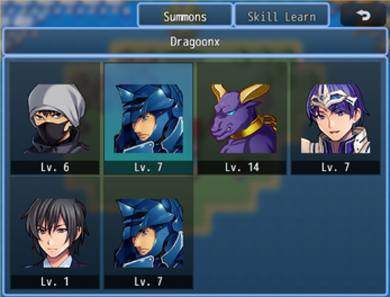 [Summons]Skill Learning- RPG Maker MZ Plugin Image