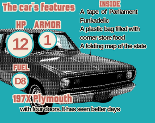 TURNING POINT - Thriller on the road for Liminal Horror Image