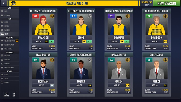Ultimate Pro Football Coach screenshot