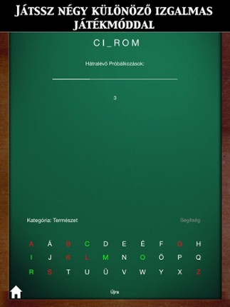 Akasztófa + FREE - Az Akasztófa másként - A legjobb szójáték - Multiplayer - Online screenshot