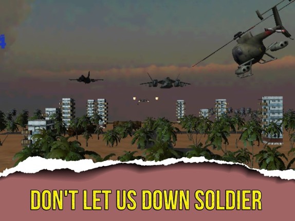 Apache War 3D- A Helicopter Action Warfare VS Infinite Sky Hunter Gunships and Fighter Jets ( arcade version ) screenshot