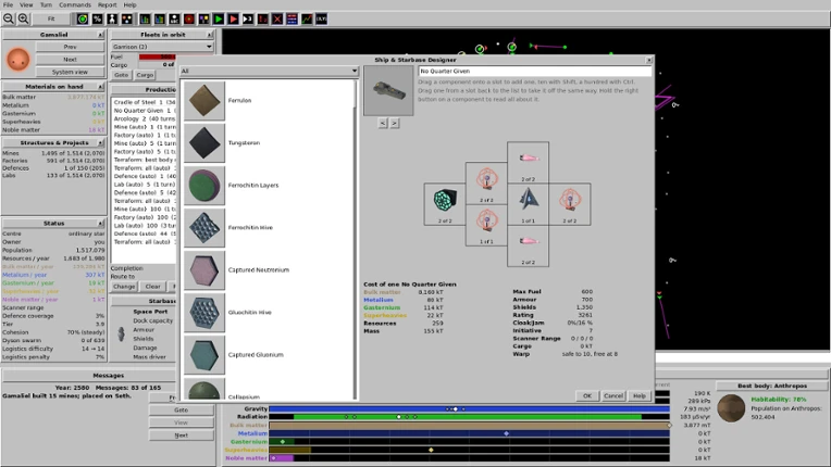 Asteria 4X screenshot
