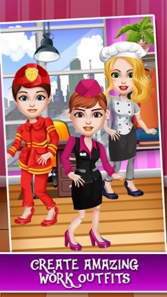 Career Beauty Salon Makeover - nurse fashion dress up &amp; chef spa girl games! screenshot