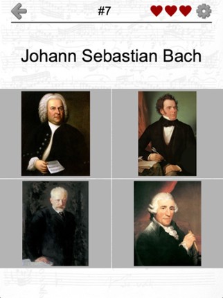 Famous Composers of Classical Music: Portrait Quiz screenshot