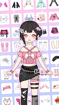 Anime Paper Doll DIY: Dress Up screenshot
