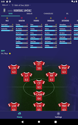 FCM Career Mode FC25 Database screenshot