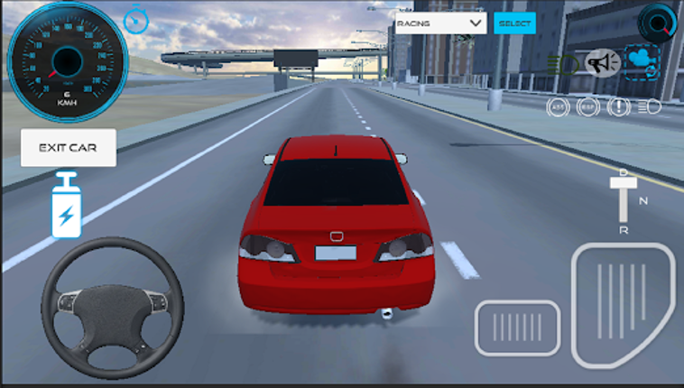 Honda Civic Car Game screenshot
