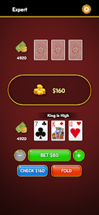 Three Card Brag screenshot